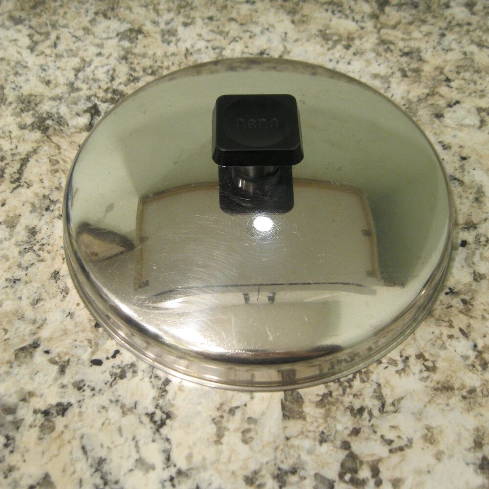 Two 8'' Rena Ware Replacement Pan Lids